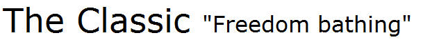 classic freedom bathing
